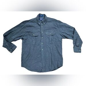 Pendleton Shirt Button Down Up Long Sleeve‎ Mens Large RN 29685 Cotton